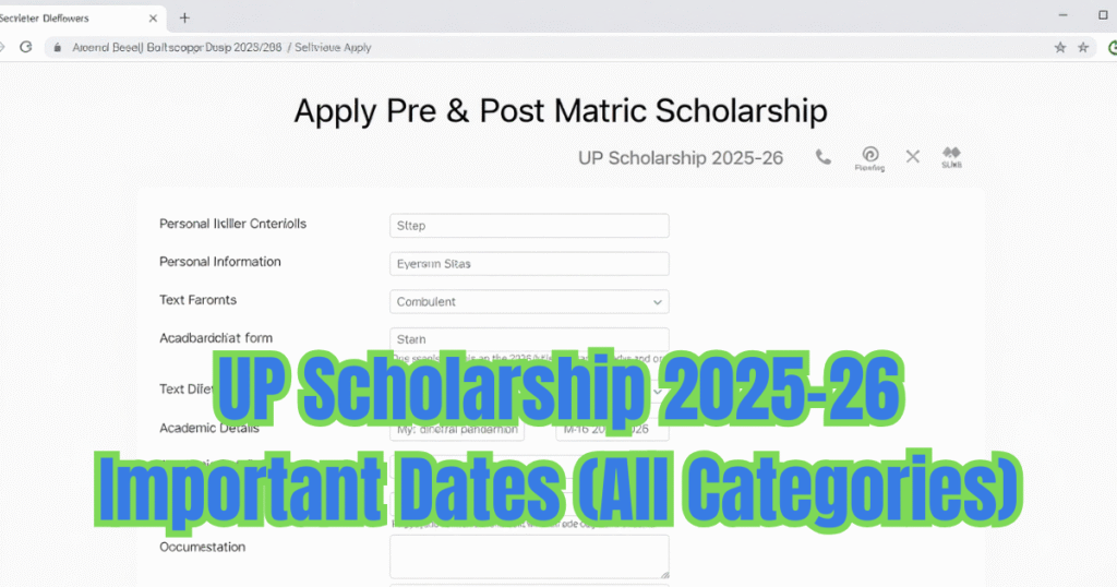 UP Scholarship Online Form