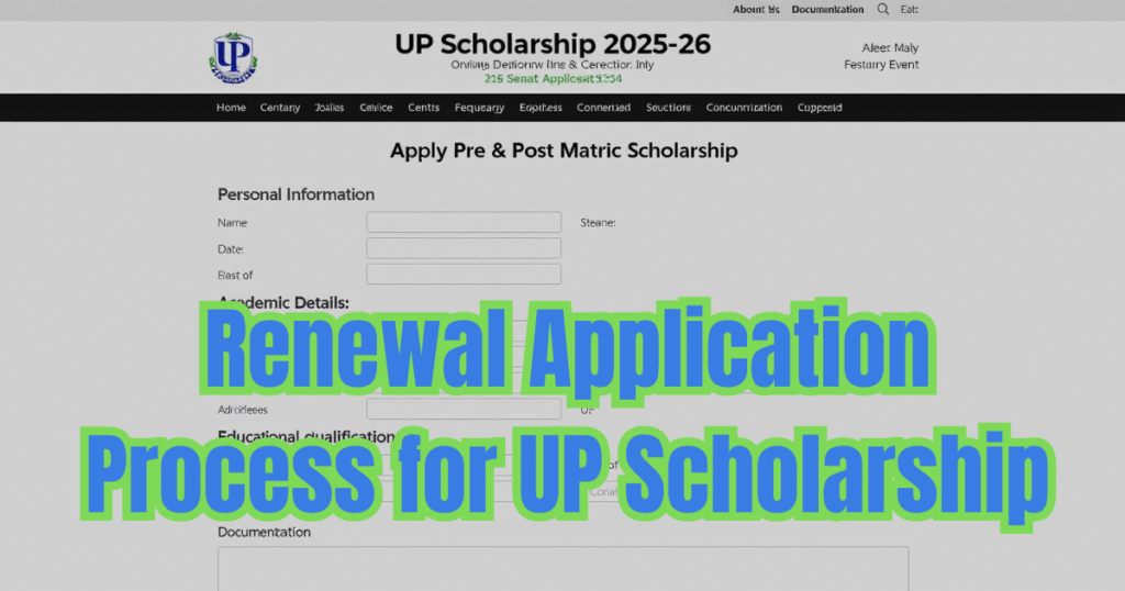 UP Scholarship Online Form