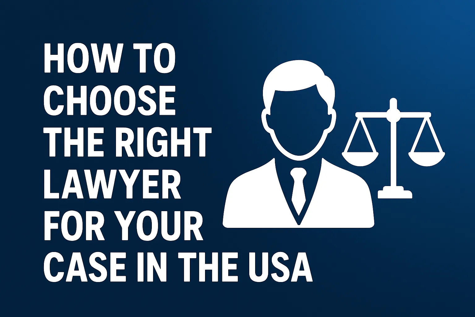 How to Choose the Right Lawyer for Your Case in the USA