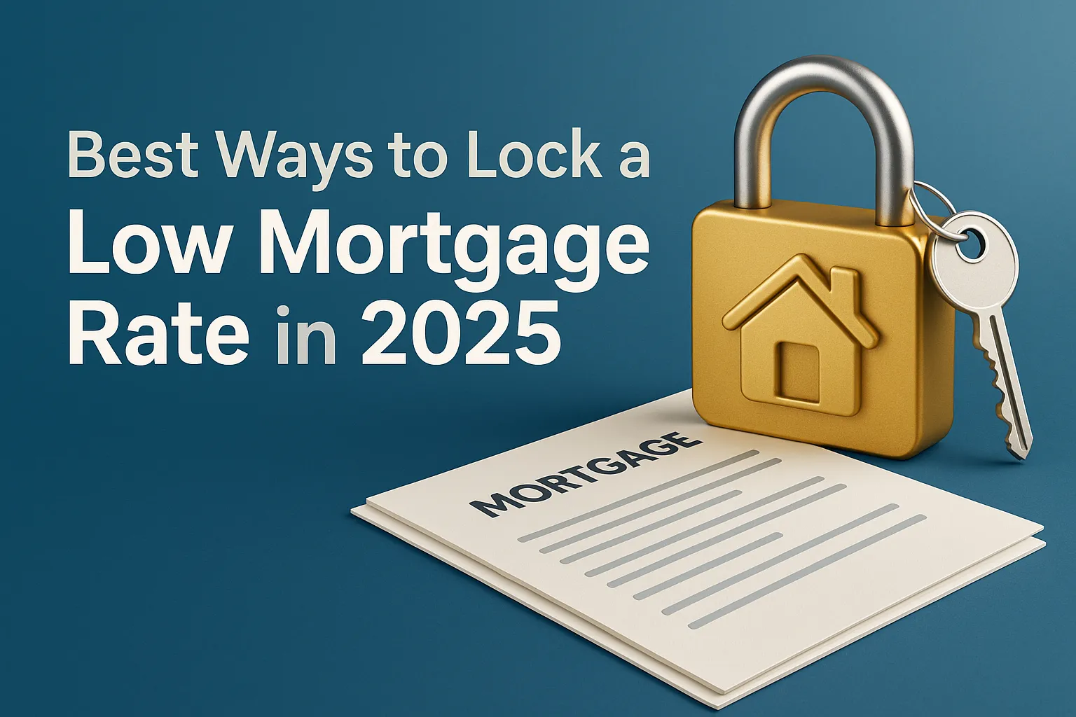 Best Ways to Lock a Low Mortgage Rate in 2025