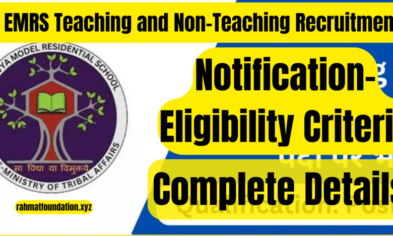 EMRS Teaching and Non-Teaching Recruitment