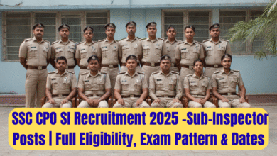 SSC CPO SI Recruitment