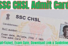 SSC CHSL Admit Card