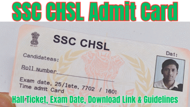 SSC CHSL Admit Card