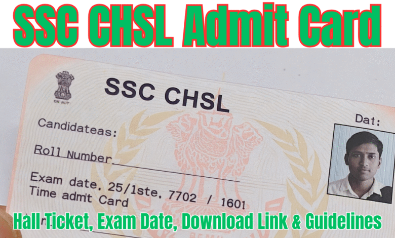 SSC CHSL Admit Card